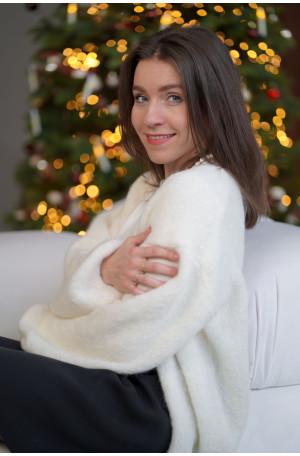 Spódniczka Latte - falująca mini z gumką w pasie | Marisol