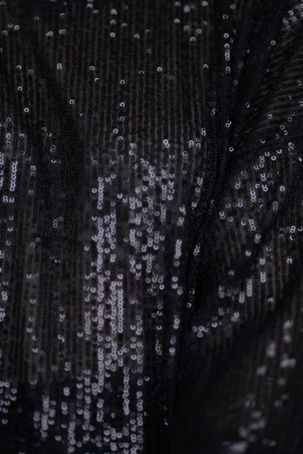 Bluzka Brilliance - cekinowa bluzka z dwustronnym dekoltem | Marisol