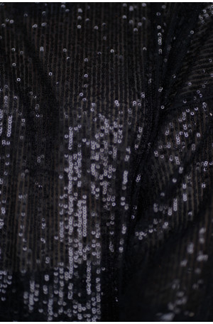 Bluzka Brilliance - cekinowa bluzka z dwustronnym dekoltem | Marisol