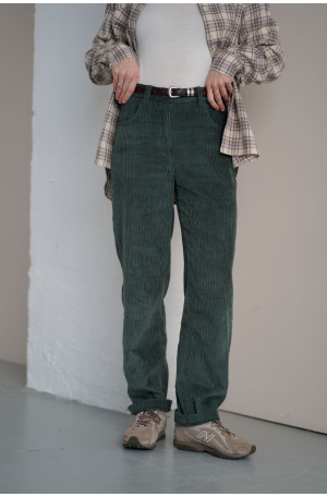 Klasyczne spodnie sztruksowe 100% bawełna – wygoda i styl na co dzień