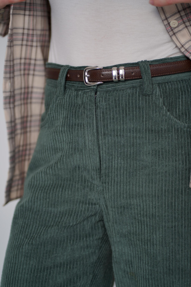 Klasyczne spodnie sztruksowe 100% bawełna – wygoda i styl na co dzień