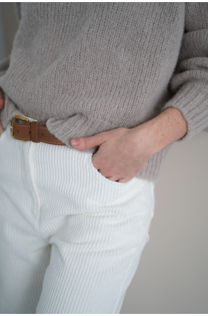 Klasyczne spodnie sztruksowe 100% bawełna - wygoda i styl na co dzień