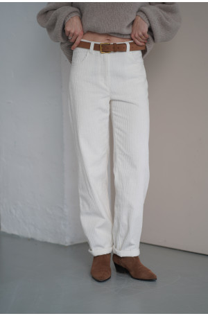 Klasyczne spodnie sztruksowe 100% bawełna - wygoda i styl na co dzień