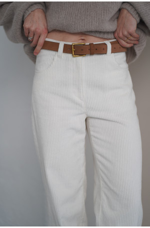 Klasyczne spodnie sztruksowe 100% bawełna - wygoda i styl na co dzień