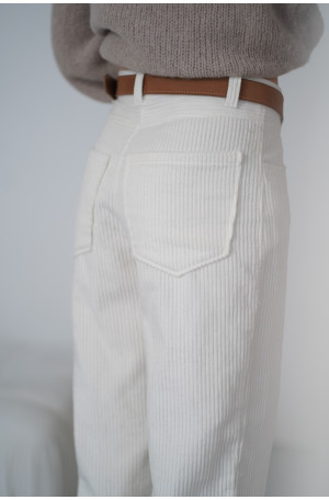 Klasyczne spodnie sztruksowe 100% bawełna - wygoda i styl na co dzień