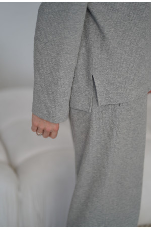 Bluza Knitted Grey - oversize z dzianiny, miękka i wygodna