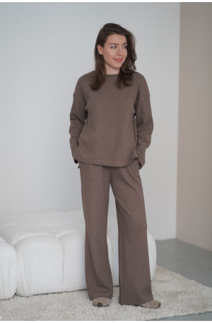 Bluza Knitted Brown – oversize z dzianiny, miękka i wygodna