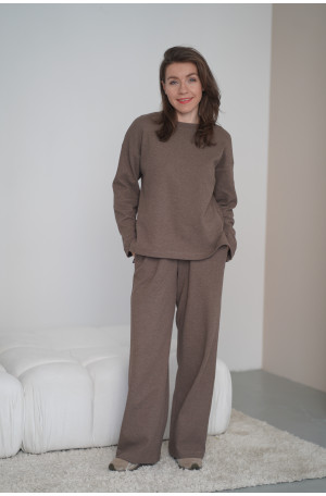 Bluza Knitted Brown – oversize z dzianiny, miękka i wygodna