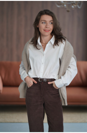 Klasyczne spodnie sztruksowe 100% bawełna – wygoda i styl na co dzień