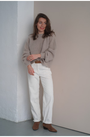 Sweter Noelle - luksusowy raglan z alpaki i merino | Marisol