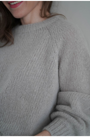 Sweter Noelle - luksusowy raglan z alpaki i merino | Marisol