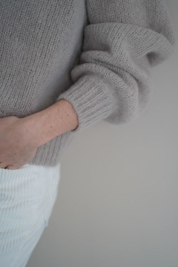 Sweter Noelle - luksusowy raglan z alpaki i merino | Marisol