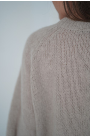 Sweter Noelle - luksusowy raglan z alpaki i merino | Marisol