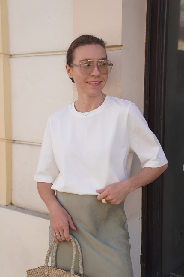 T-shirt Boxy White