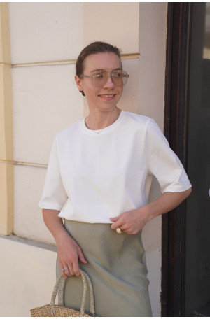 T-shirt Boxy White