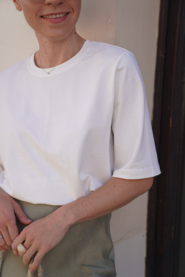 T-shirt Boxy White