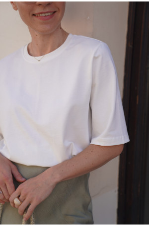 T-shirt Boxy White
