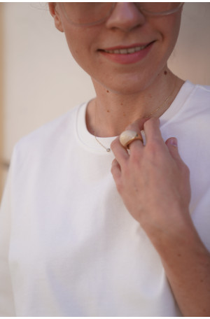 T-shirt Boxy White