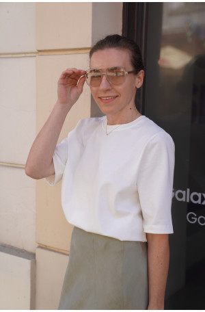 T-shirt Boxy White