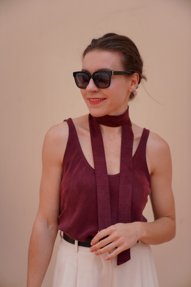 Top Vera - elegancki top na szerokich ramiączkach | Marisol