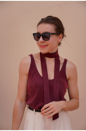 Top Vera - elegancki top na szerokich ramiączkach | Marisol