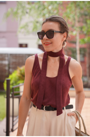 Top Vera - elegancki top na szerokich ramiączkach | Marisol