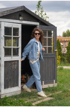 Kurtka Hailey Denim - jeansowa klasyczna katana