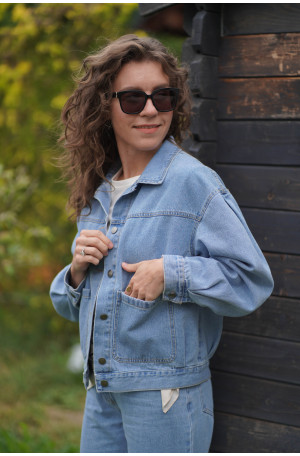 Kurtka Hailey Denim - jeansowa klasyczna katana