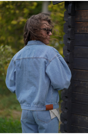 Kurtka Hailey Denim - jeansowa klasyczna katana