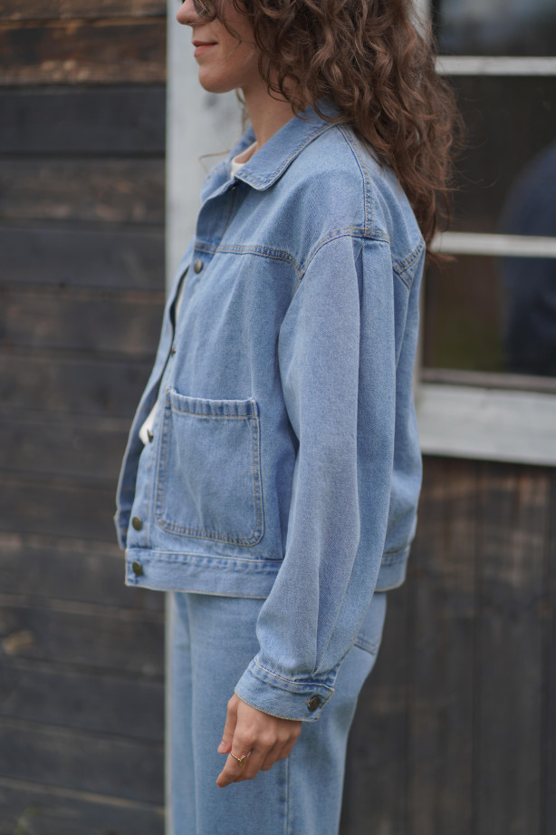 Kurtka Hailey Denim - jeansowa klasyczna katana
