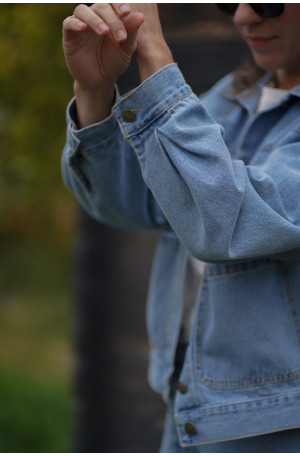 Kurtka Hailey Denim - jeansowa klasyczna katana