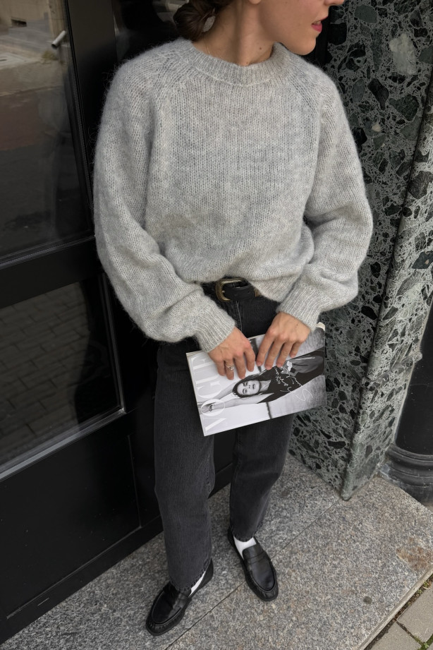 Sweter Noelle - luksusowy raglan z alpaki i merino | Marisol