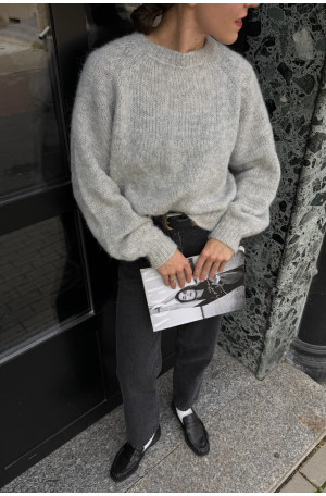 Sweter Noelle - luksusowy raglan z alpaki i merino | Marisol