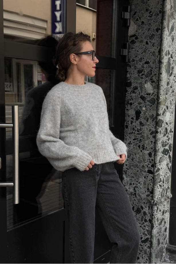 Sweter Noelle - luksusowy raglan z alpaki i merino | Marisol