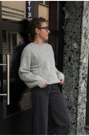 Sweter Noelle - luksusowy raglan z alpaki i merino | Marisol
