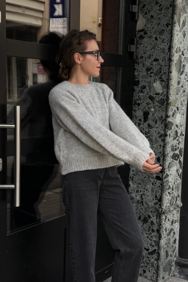 Sweter Noelle - luksusowy raglan z alpaki i merino | Marisol
