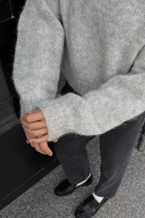 Sweter Noelle - luksusowy raglan z alpaki i merino | Marisol